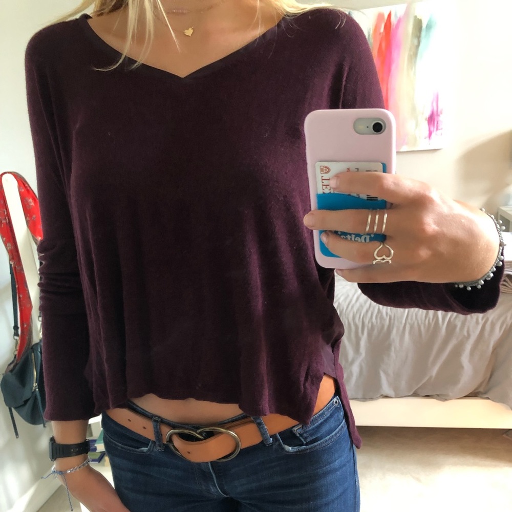 ⭐️ (3 for $30) Long sleeve cropped tee